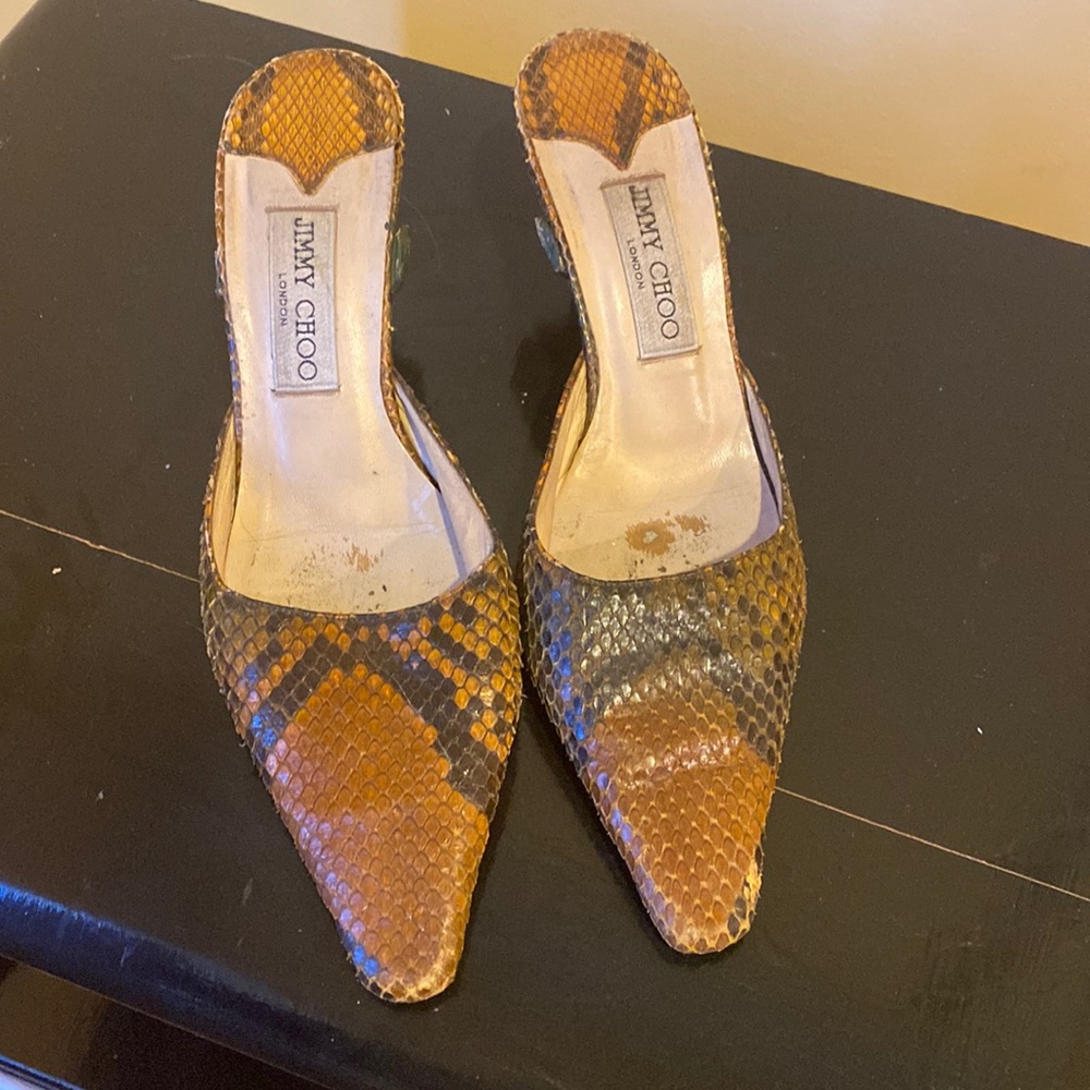 Leopard heels